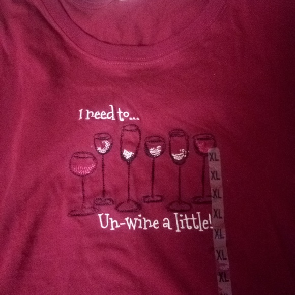 Beet red embroidered shirt - Picture 1 of 5